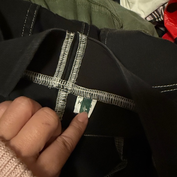 Halara Flex High Waisted Stripe Wide Leg Jeans with Pockets (read desp) - Picture 7 of 8